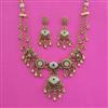Antique Classic Necklace with Matte Gold Plating