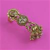 Antique Adjustable Ring with Matte Gold Plating