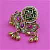 Antique Pearl Ring with Matte Gold Plating
