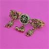 Antique Pearl Ring with Matte Gold Plating