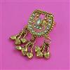 Antique Birds Ring with Matte Gold Plating