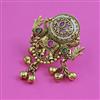 Antique Birds Ring with Matte Gold Plating