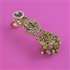 Antique Adjustable Ring with Matte Gold Plating
