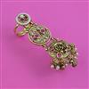 Antique Adjustable Ring with Matte Gold Plating