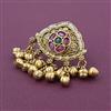 Antique Adjustable Ring with Matte Gold Plating