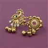 Antique Adjustable Ring with Matte Gold Plating