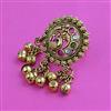 Antique Adjustable Ring with Matte Gold Plating