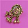 Antique Adjustable Ring with Matte Gold Plating