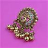 Antique Adjustable Ring with Matte Gold Plating