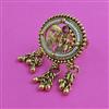 Antique Pearl Ring with Matte Gold Plating