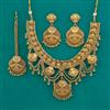 Antique Plain Gold Necklace with Gold Plating