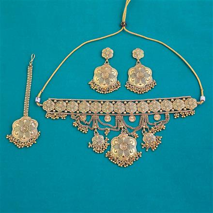 Antique Classic Necklace with Gold Plating