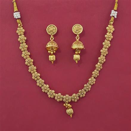 Antique Classic Necklace with Gold Plating