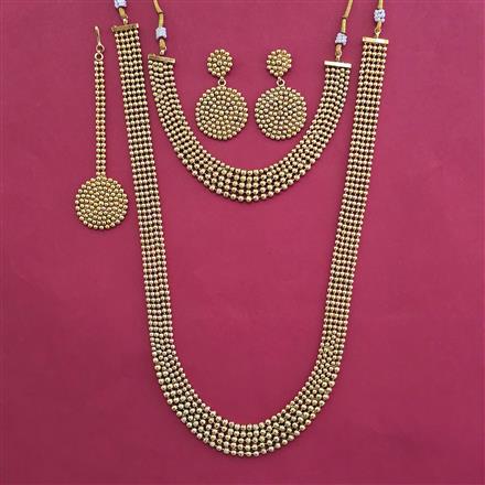 Antique Combo Necklace Set with Gold Plating