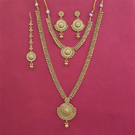 Antique Combo Necklace Set with Gold Plating