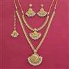 Antique Combo Necklace Set with Gold Plating