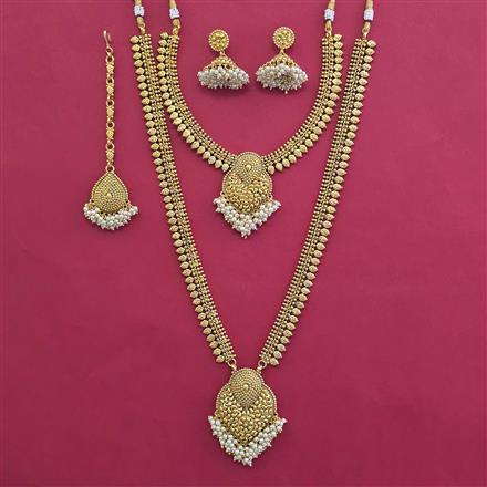Antique Combo Necklace Set with Gold Plating