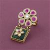 Antique Adjustable Ring with Matte Gold Plating