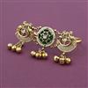 Antique Adjustable Ring with Matte Gold Plating