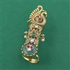 Antique Birds Ring With Matte Gold Plating