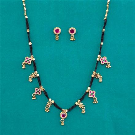 Antique Classic Mangalsutra With Gold Plating