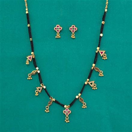 Antique Classic Mangalsutra With Gold Plating