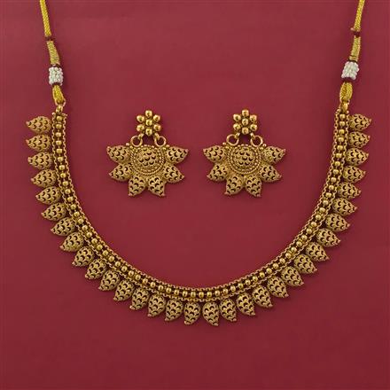 Antique Classic Necklace with Gold Plating