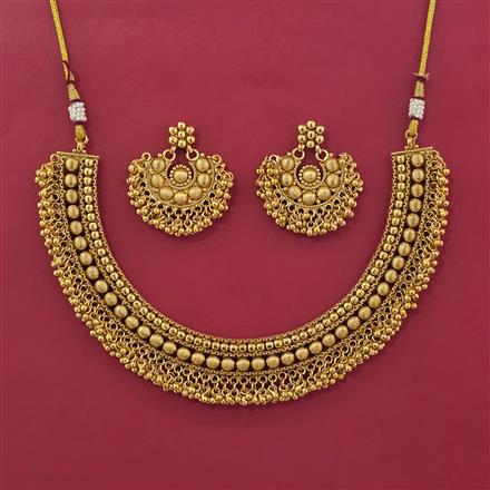 Antique Classic Necklace with Gold Plating