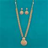 Antique Long Necklace with Gold Plating