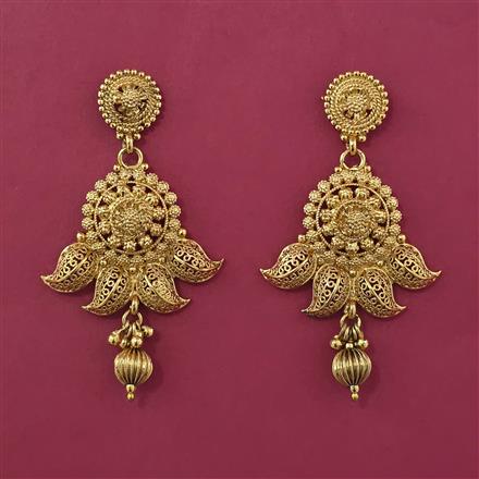 Antique Classic Earring with Gold Plating