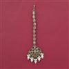 Antique Pearl Tikka with Mehndi Plating