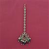 Antique Pearl Tikka with Mehndi Plating