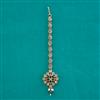 Antique Pearl Tikka with Mehndi Plating