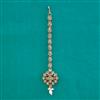 Antique Pearl Tikka with Mehndi Plating