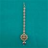 Antique Pearl Tikka with Mehndi Plating