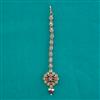 Antique Pearl Tikka with Mehndi Plating