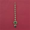 Antique Pearl Tikka with Mehndi Plating