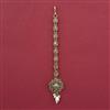 Antique Pearl Tikka with Mehndi Plating
