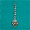 Antique Pearl Tikka with Mehndi Plating