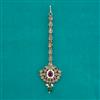 Antique Pearl Tikka with Mehndi Plating