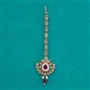 Antique Pearl Tikka with Mehndi Plating