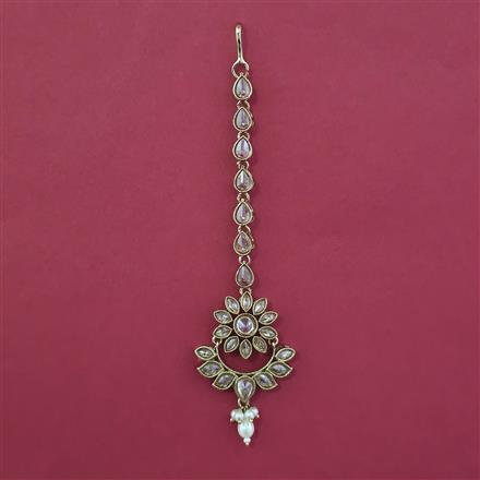 Antique Classic Tikka with Mehndi Plating