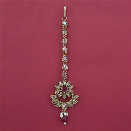 Antique Classic Tikka with Mehndi Plating