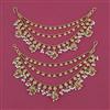 Antique Pearl Ear Chain with Gold Plating