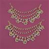 Antique Pearl Ear Chain with Gold Plating