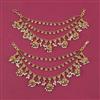 Antique Pearl Ear Chain with Gold Plating