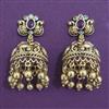 Antique Jhumki with Matte Gold Plating