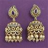 Antique Jhumki with Matte Gold Plating