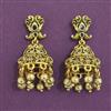 Antique Jhumki with Matte Gold Plating