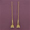 Antique Jhumki with Matte Gold Plating